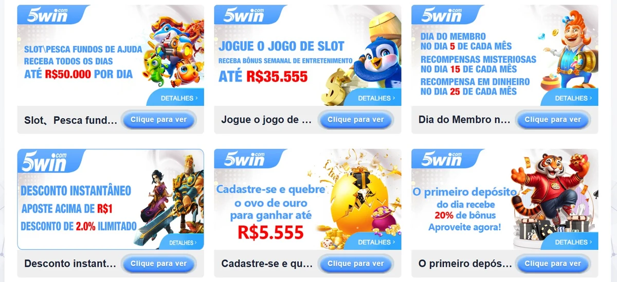 Detalhe do bônus 5win com botão Confirmar para vincular o depósito à oferta de boas-vindas